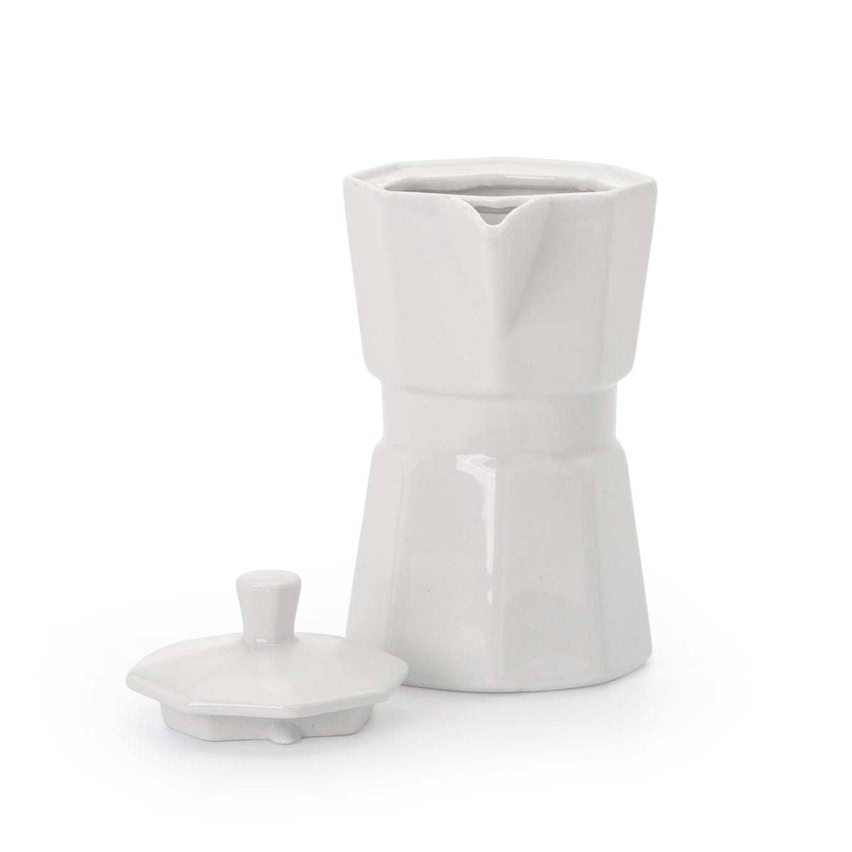Cafetière en porcelaine de Selab + Alessandro Zambelli - Seletti-vue 4-The Woods Gallery