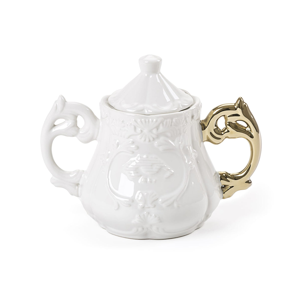 Sucrier I-Wares Gold de Selab - Seletti-vue 1-The Woods Gallery