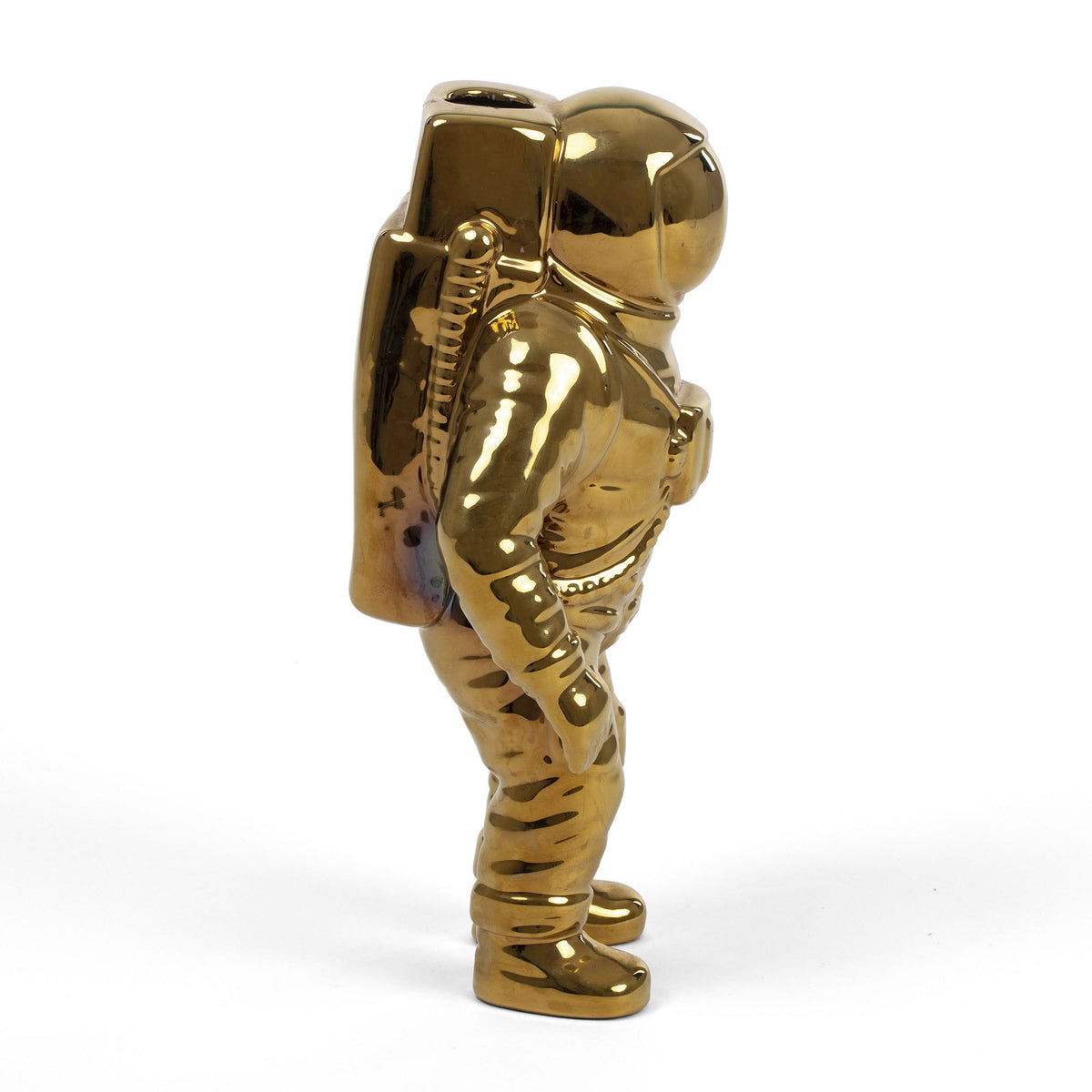 Vase Cosmic Diner Starman Gold de Diesel Living - Seletti-vue 7-The Woods Gallery