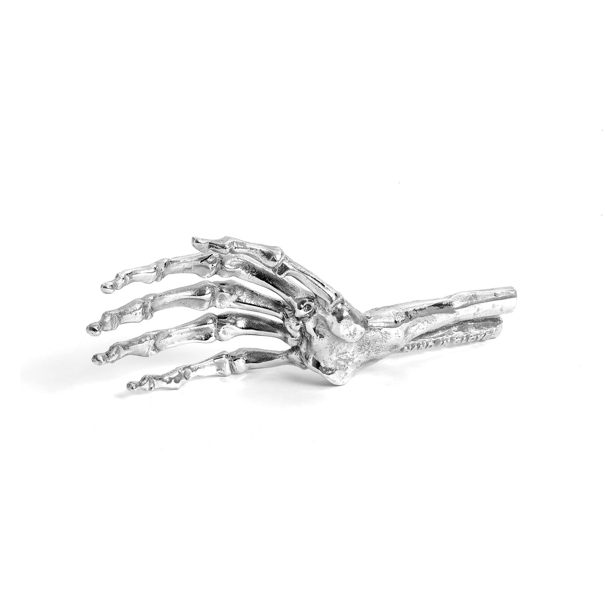 Sculpture Wunderkammer Skeleton Hand in Glove de Diesel Living - Seletti-main de squelette vue de trois quarts-Seletti