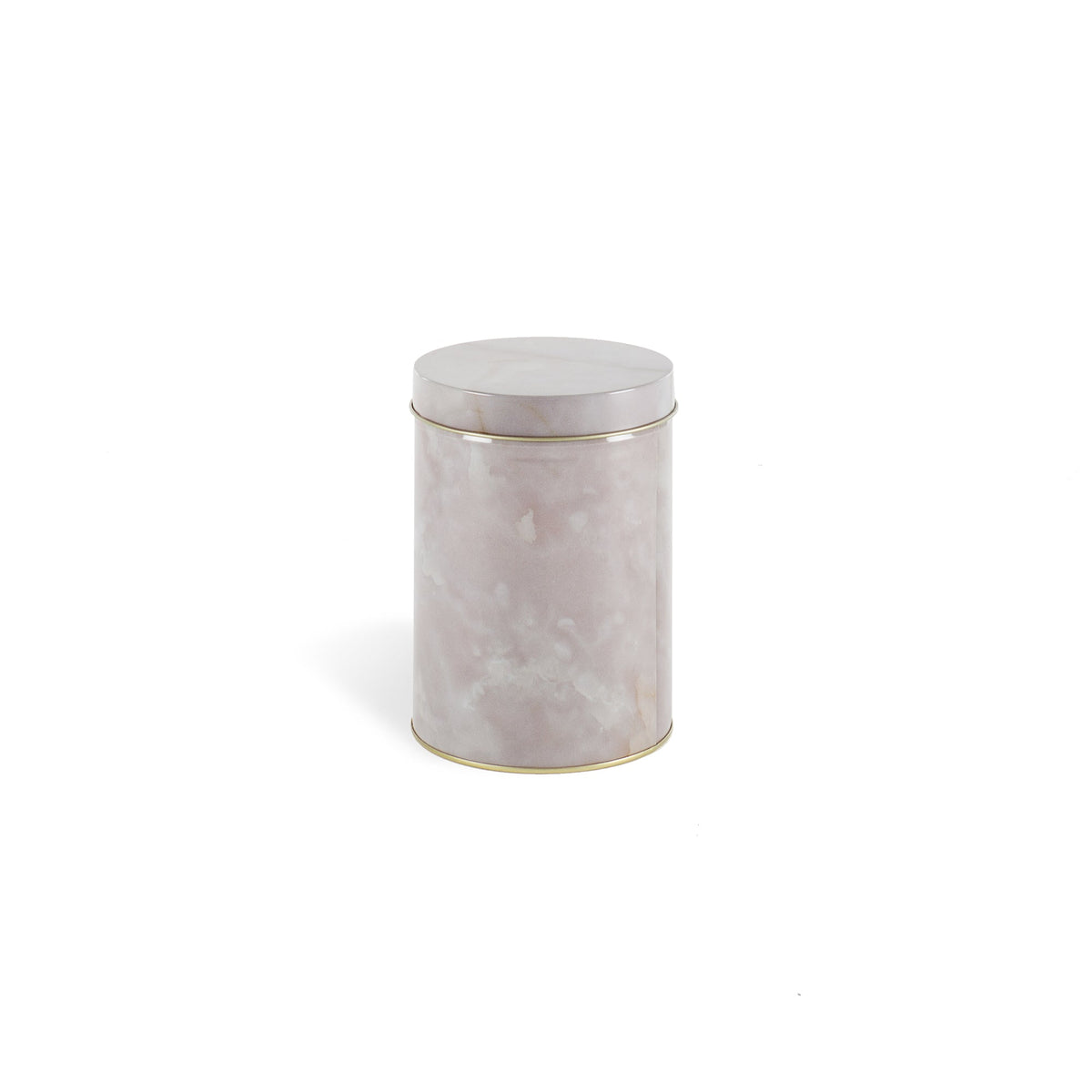 Boîte Alumarble Round de Diesel Living - Seletti-boîte ouverte, couvercle posé à côté-Seletti