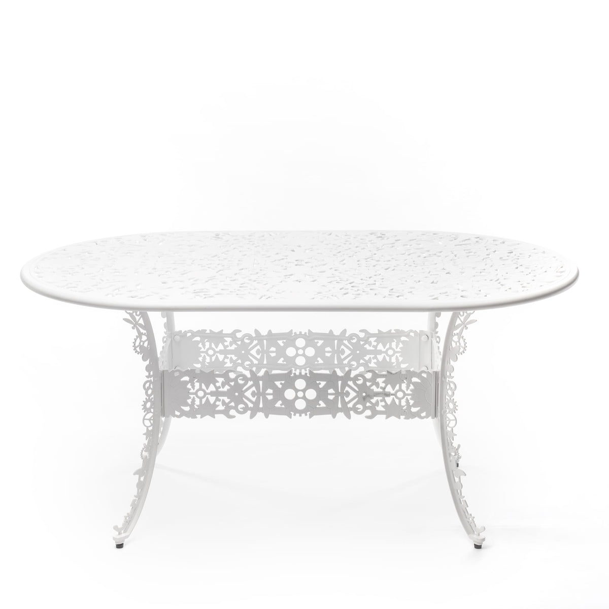 Table ovale Industry Collection de Studio Job - Seletti-Blanc-The Woods Gallery