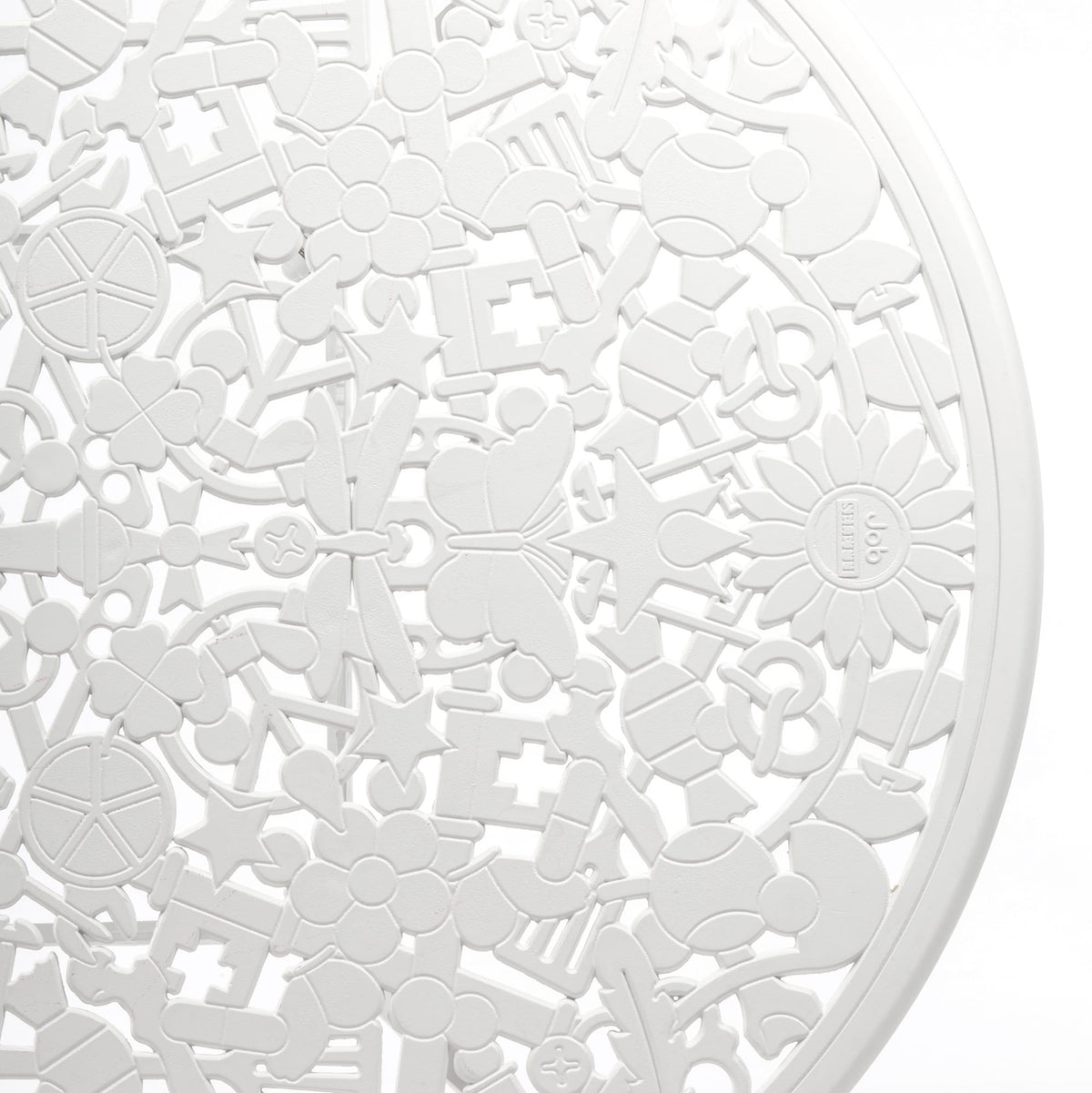Table ovale Industry Collection de Studio Job - Seletti-Blanc-The Woods Gallery