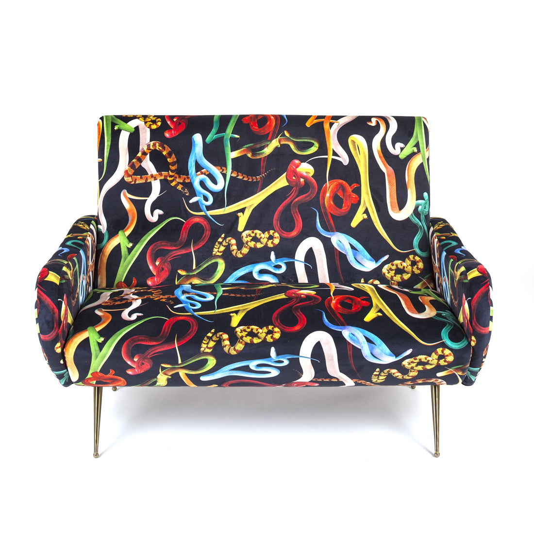 Canapé 2 places Snakes de ToiletPaper - Seletti-vue 1-The Woods Gallery