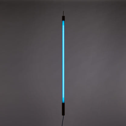 Lampe néon Linea LED de Selab + Alessandro Zambelli - Seletti-Bleu-The Woods Gallery