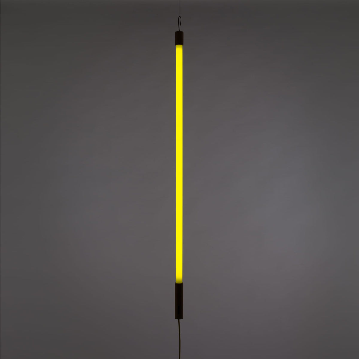 Lampe néon Linea LED de Selab + Alessandro Zambelli - Seletti-Jaune-The Woods Gallery