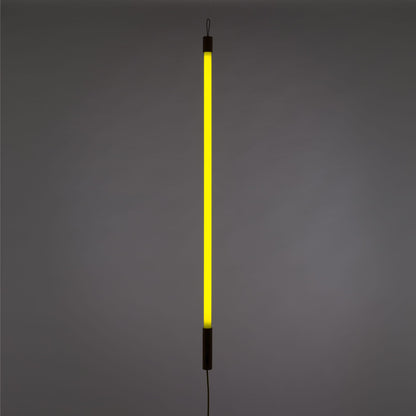 Lampe néon Linea LED de Selab + Alessandro Zambelli - Seletti-Jaune-The Woods Gallery