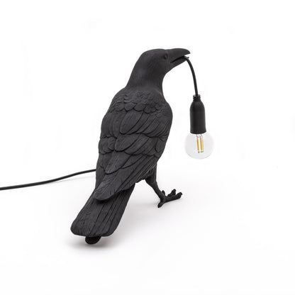 Lampe Bird Lamp Waiting de Marcantonio - Seletti-vue 10-The Woods Gallery