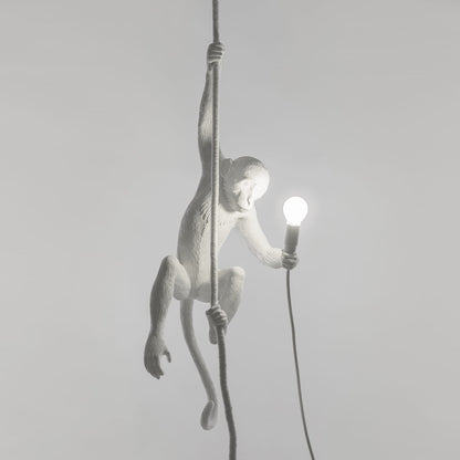 Suspension Monkey Lamp With Rope intérieur de Marcantonio - Seletti-vue 4-The Woods Gallery