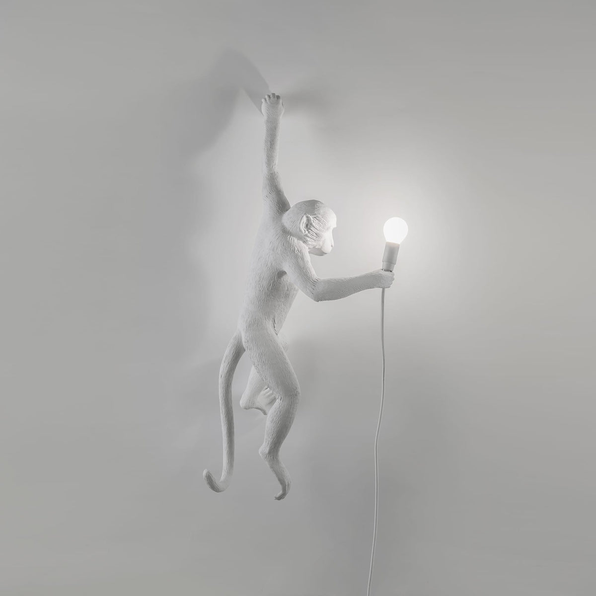 Applique Monkey Lamp Hanging Left intérieur de Marcantonio - Seletti-vue 5-The Woods Gallery