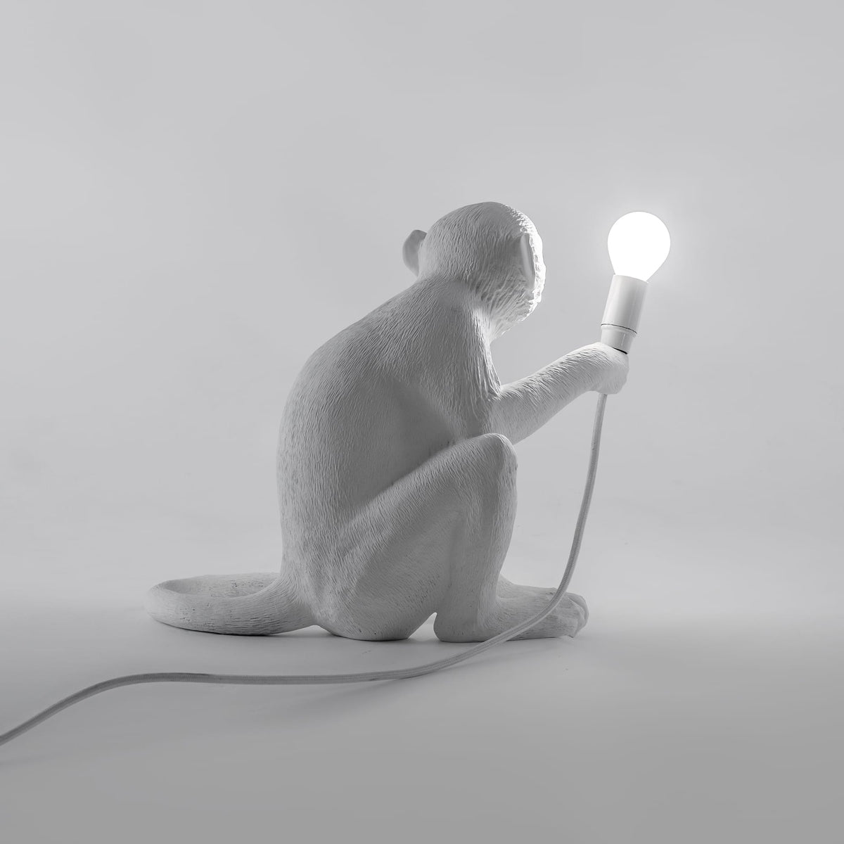 Lampe Monkey Lamp Sitting intérieur de Marcantonio - Seletti-vue 6-The Woods Gallery