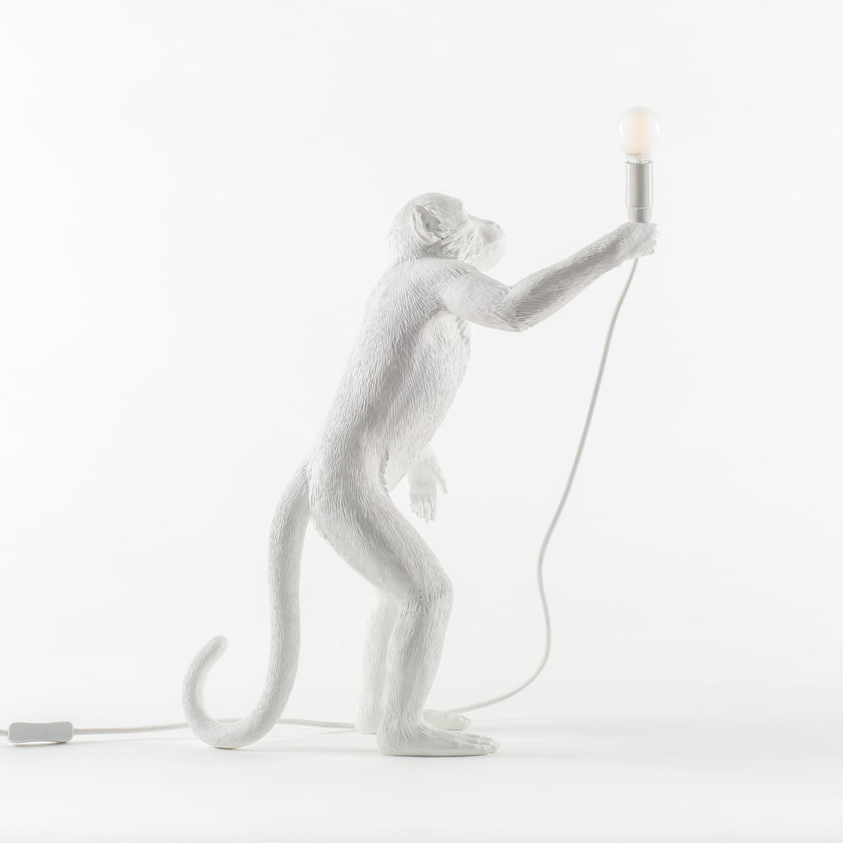 Lampe Monkey Lamp Standing de Marcantonio - Seletti-Blanc-The Woods Gallery