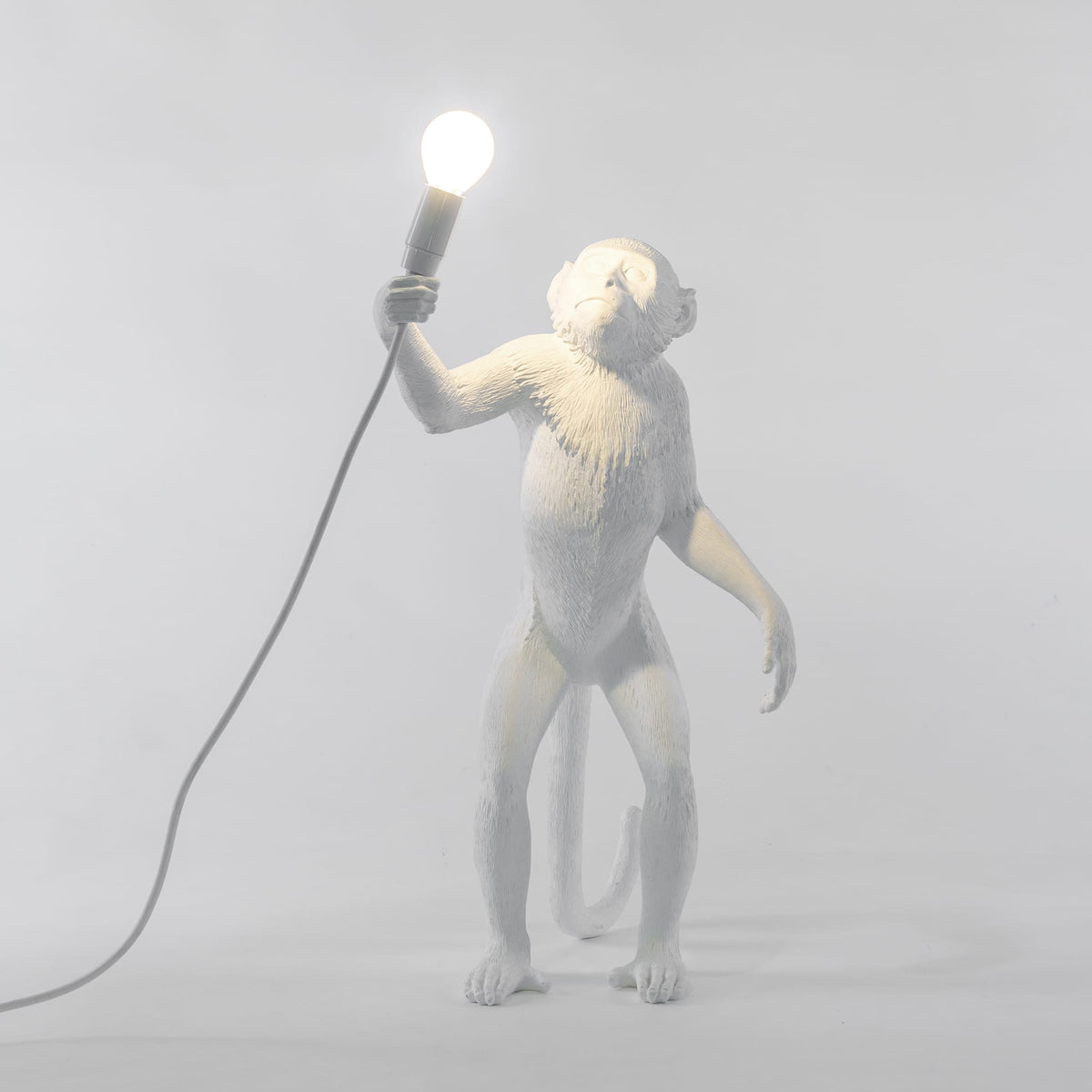 Lampe Monkey Lamp Standing de Marcantonio - Seletti-Blanc-The Woods Gallery
