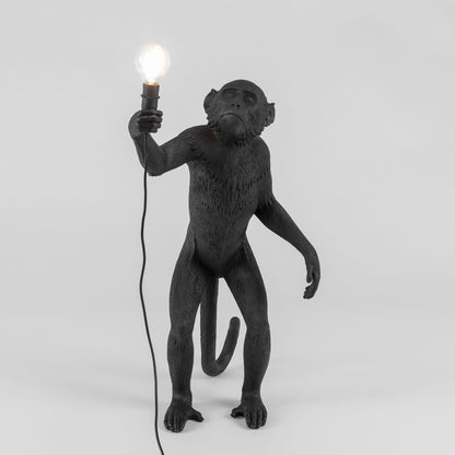 Lampe Monkey Lamp Standing de Marcantonio - Seletti-Noir-The Woods Gallery
