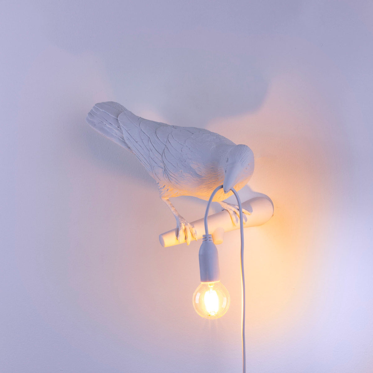 Applique Bird Lamp Looking Right extérieur de Marcantonio - Seletti-vue 3-The Woods Gallery