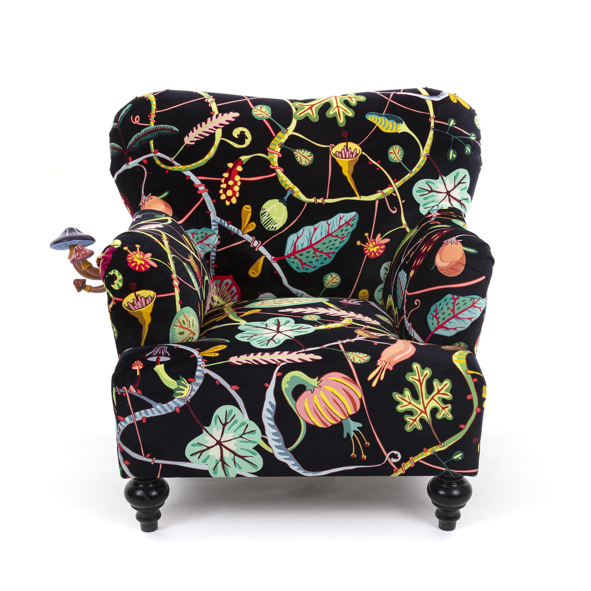 Fauteuil Botanical Diva noir de Marcantonio - Seletti-vue 3-The Woods Gallery
