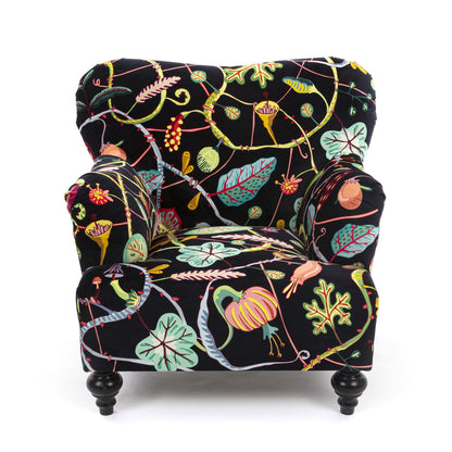 Fauteuil Botanical Diva noir de Marcantonio - Seletti-vue 1-The Woods Gallery