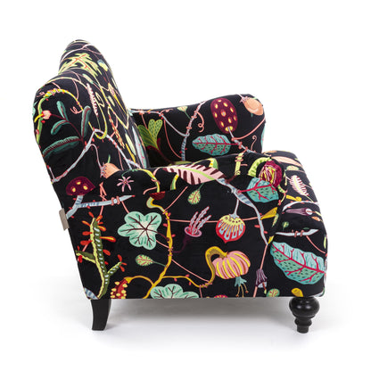 Fauteuil Botanical Diva noir de Marcantonio - Seletti-vue 4-The Woods Gallery