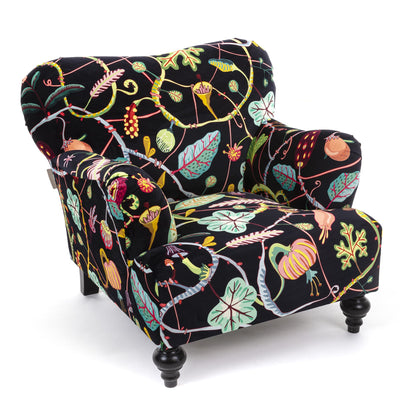 Fauteuil Botanical Diva noir de Marcantonio - Seletti-vue 2-The Woods Gallery