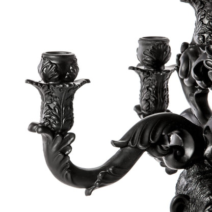 Bougeoir Burlesque chimpanzé noir de Selab - Seletti-vue 5-The Woods Gallery