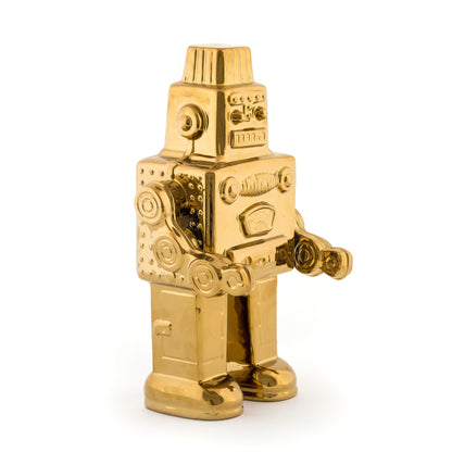 Robot Memorabilia Gold de Selab + Alessandro Zambelli - Seletti-vue 5-The Woods Gallery