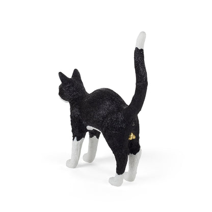Lampe Jobby The Cat Noir et Blanc de Studio Job - Seletti-vue 7-The Woods Gallery