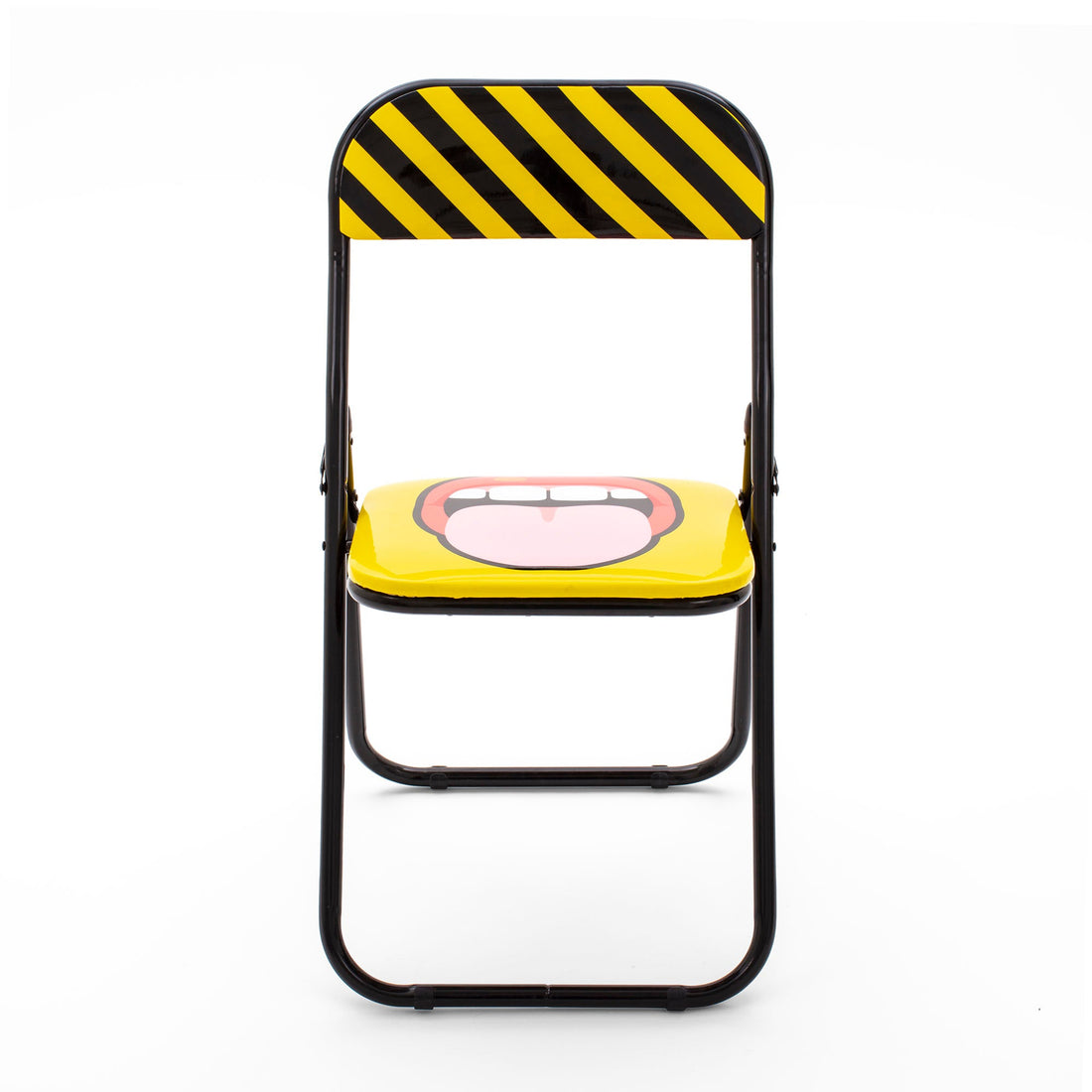 Chaise pliante Blow Tongue de Studio Job - Seletti-vue 1-The Woods Gallery