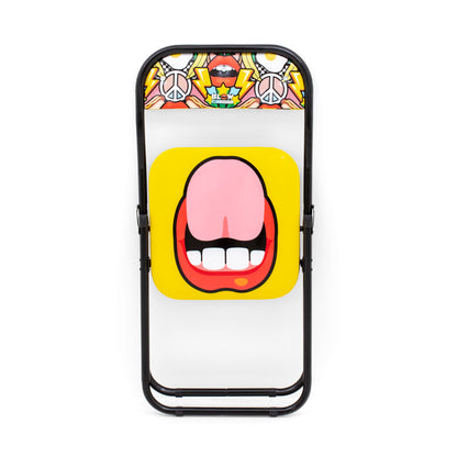 Chaise pliante Blow Tongue de Studio Job - Seletti-vue 4-The Woods Gallery