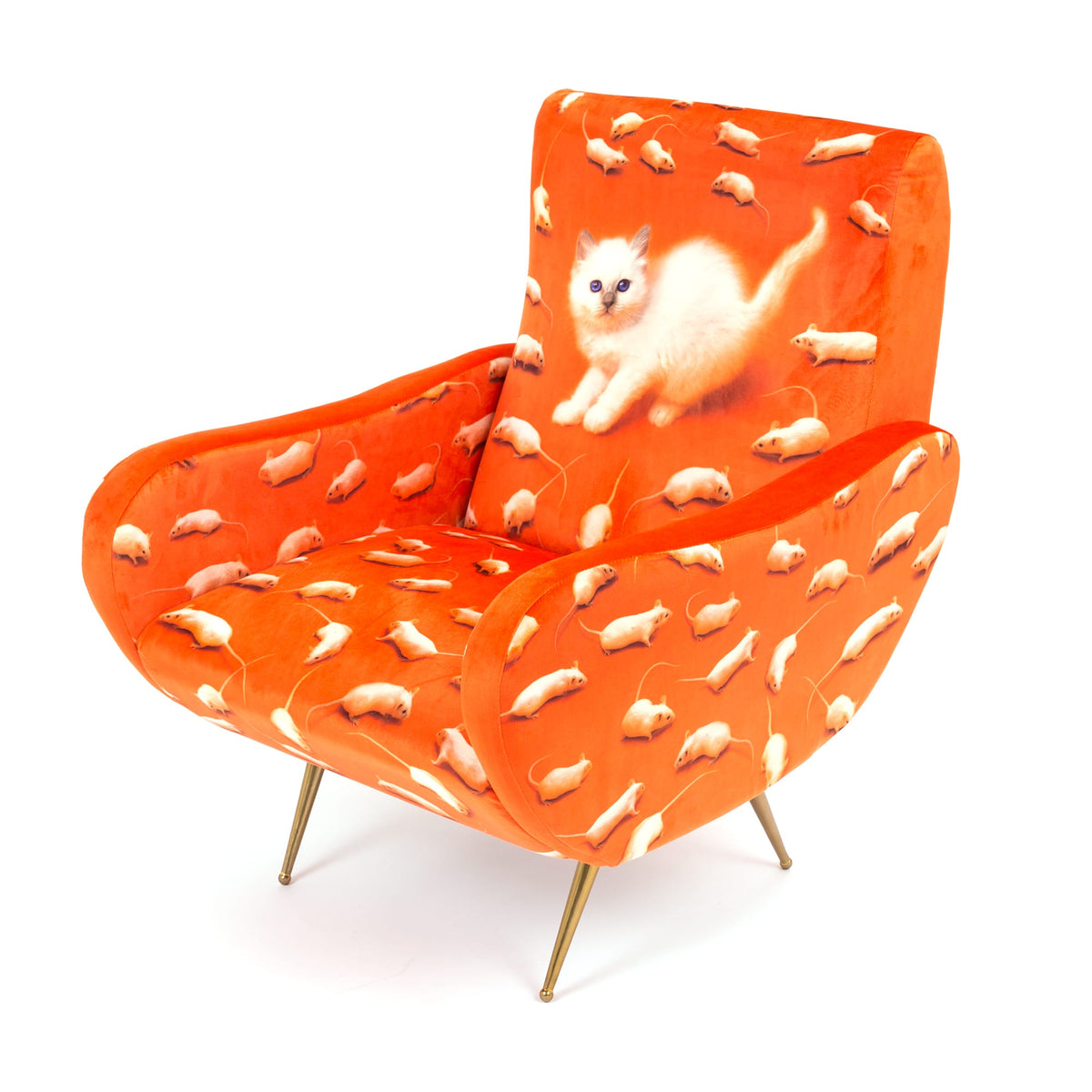Fauteuil Kitten de ToiletPaper - Seletti-vue 3-The Woods Gallery
