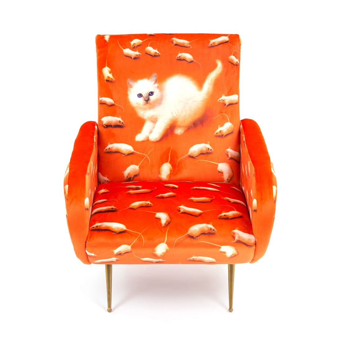Fauteuil Kitten de ToiletPaper - Seletti-vue 1-The Woods Gallery