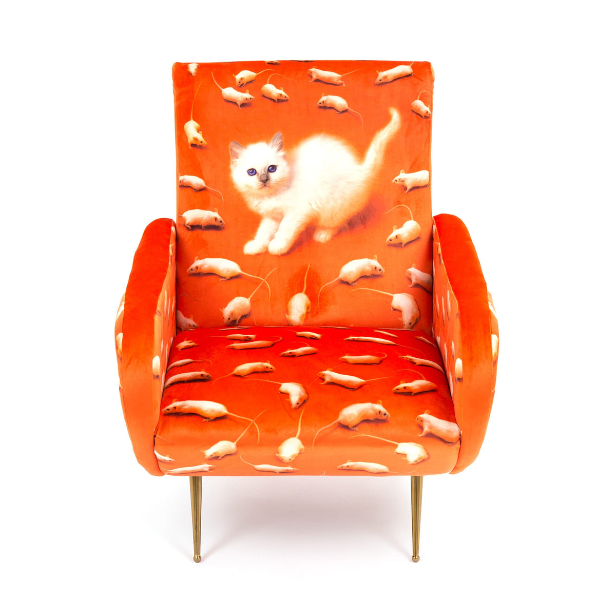 Fauteuil Kitten de ToiletPaper - Seletti-vue 1-The Woods Gallery