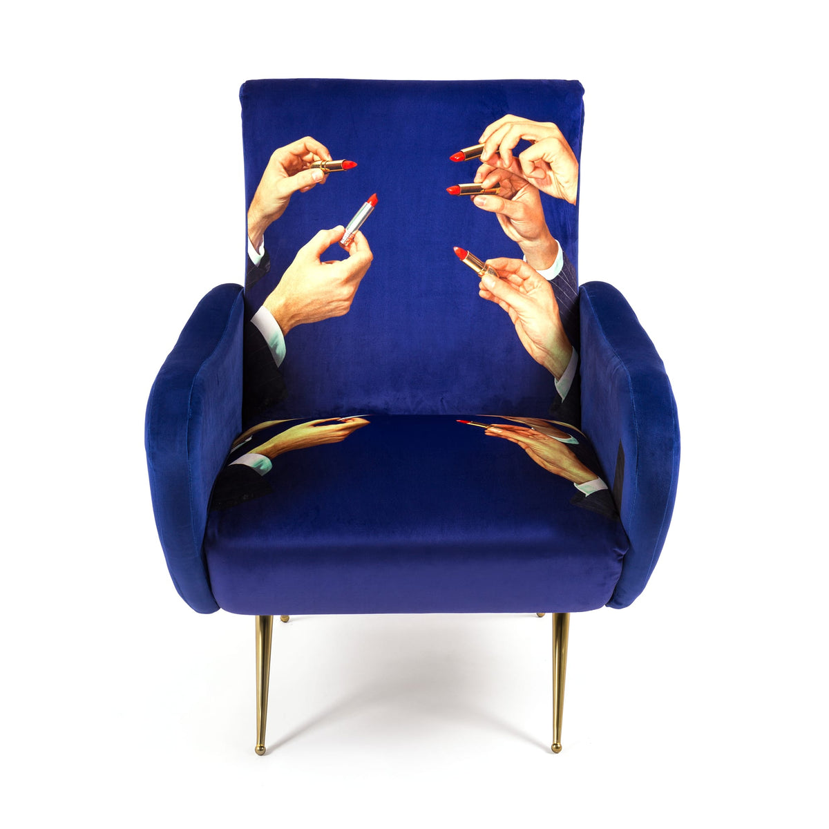 Fauteuil Lipsticks de ToiletPaper - Seletti-vue 1-The Woods Gallery