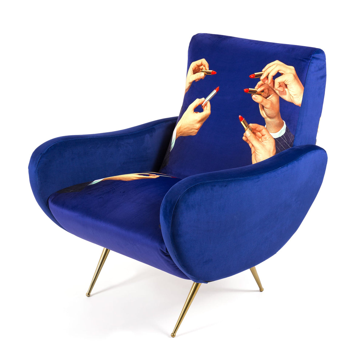 Fauteuil Lipsticks de ToiletPaper - Seletti-vue 3-The Woods Gallery