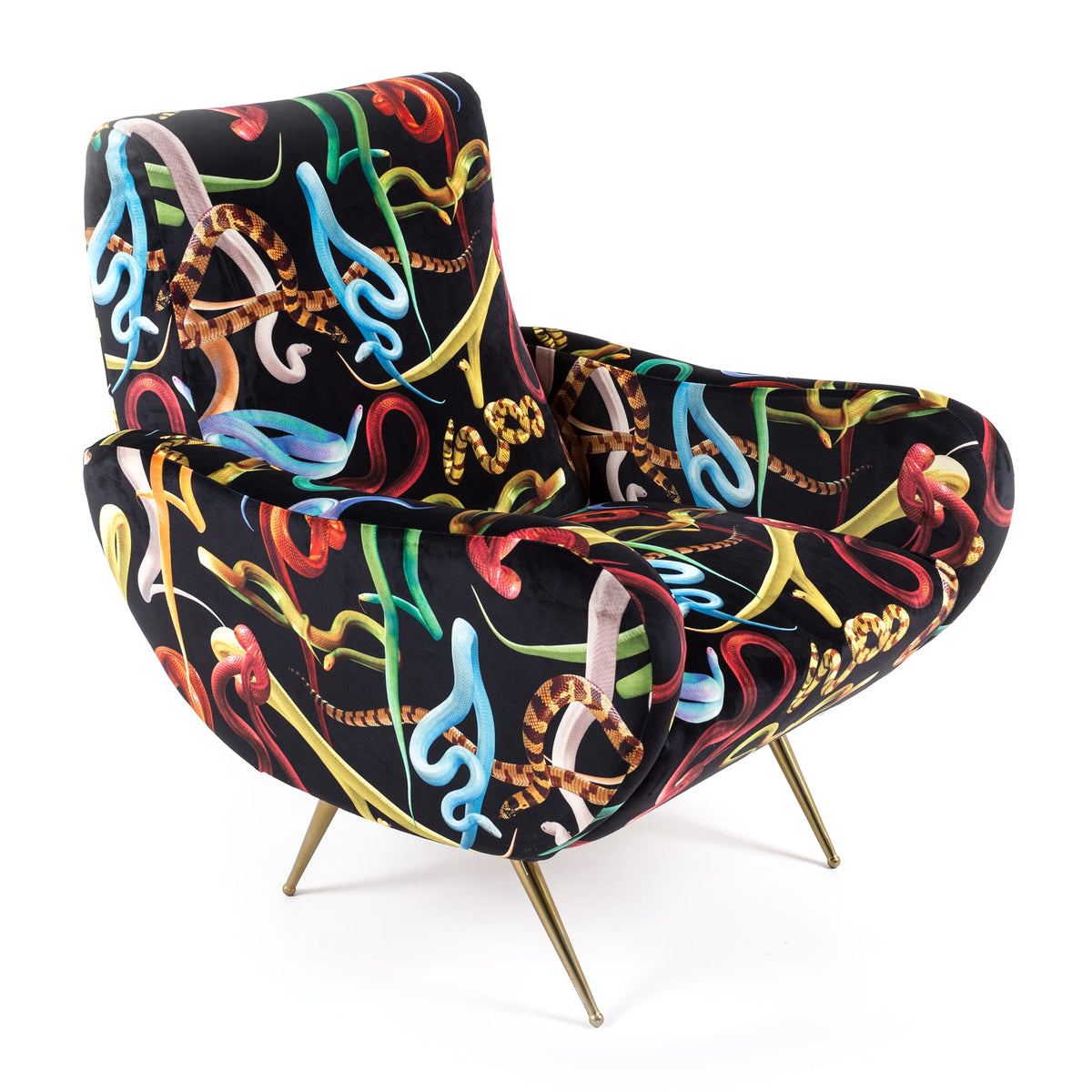 Fauteuil Snakes de ToiletPaper - Seletti-vue 2-The Woods Gallery