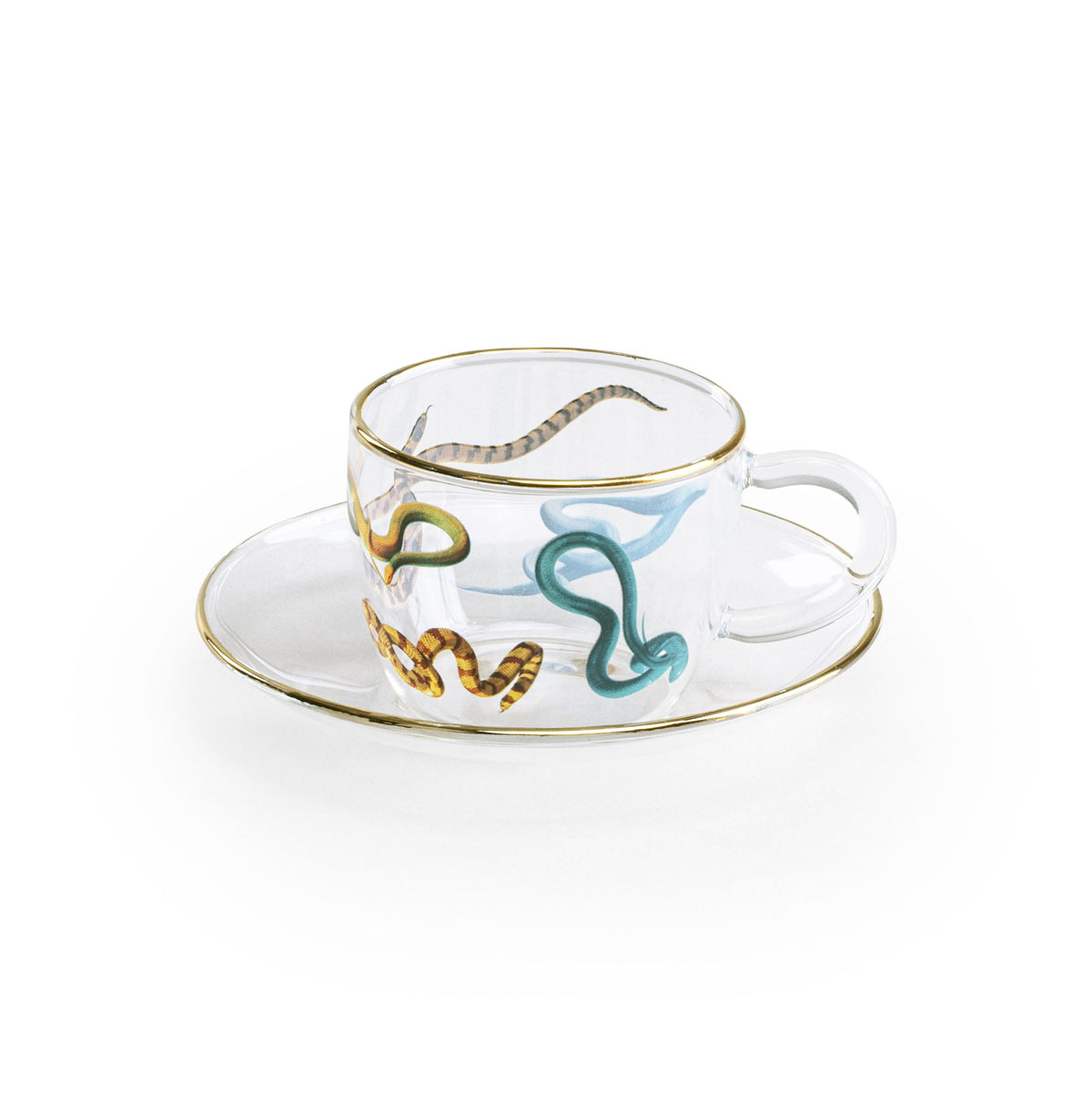 Tasse à café et soucoupe Snakes de ToiletPaper - Seletti-vue 1-The Woods Gallery