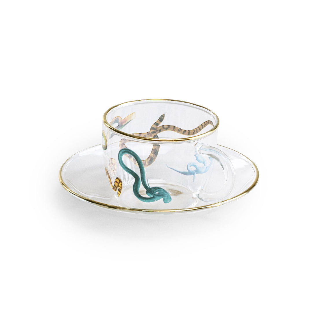 Tasse à café et soucoupe Snakes de ToiletPaper - Seletti-vue 2-The Woods Gallery