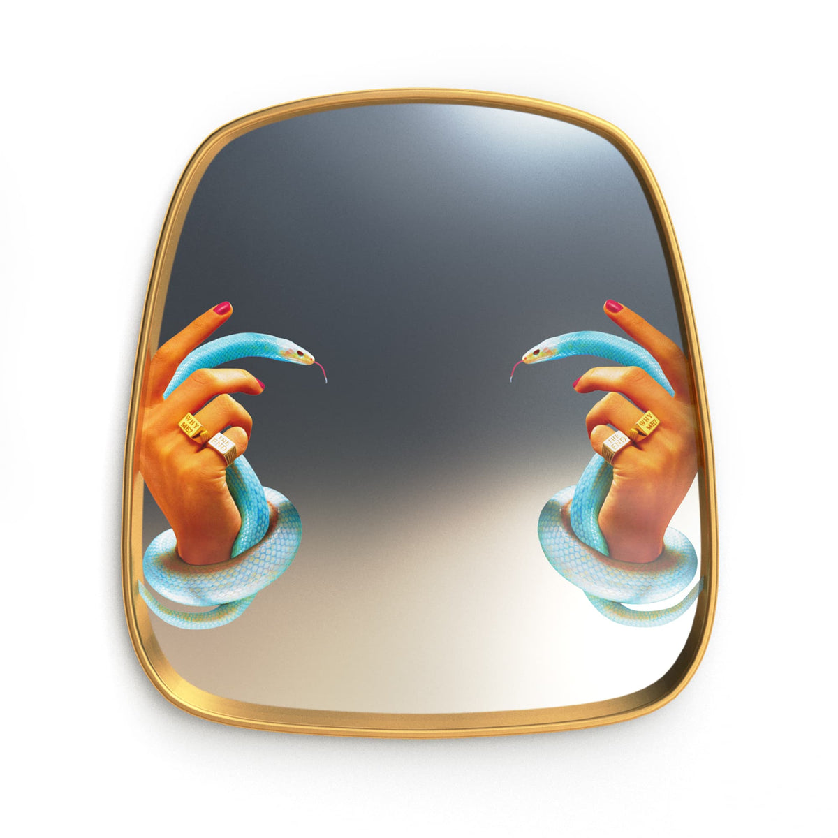 Miroir Hands With Snakes de ToiletPaper - Seletti-vue 2-The Woods Gallery