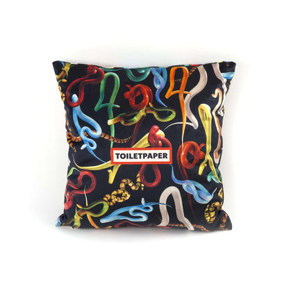 Coussin Snakes de ToiletPaper - Seletti-vue 7-The Woods Gallery