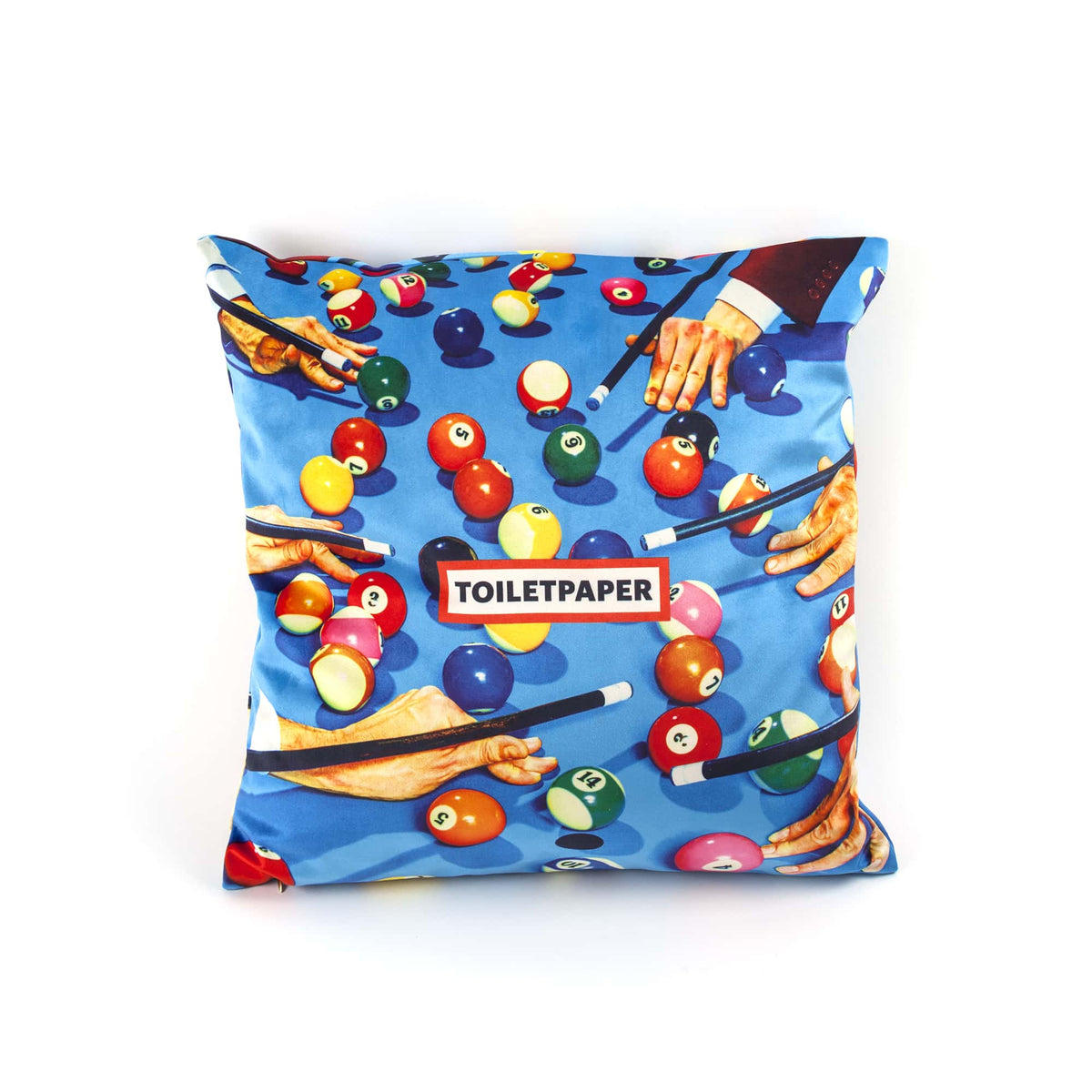 Coussin Snooker de ToiletPaper - Seletti-vue 3-The Woods Gallery