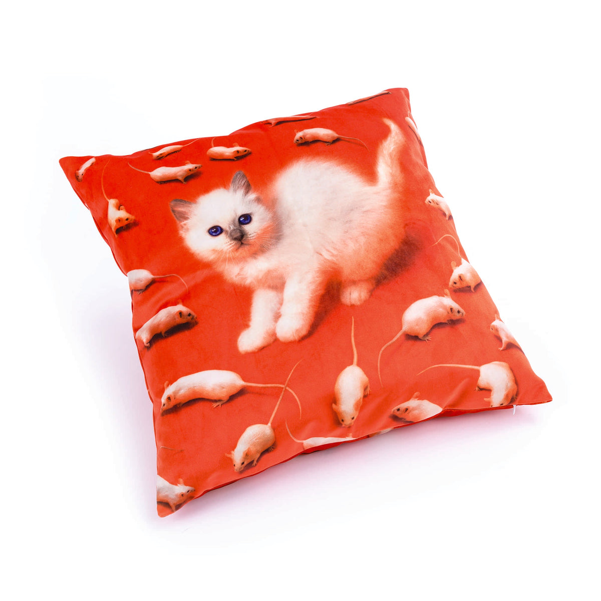 Coussin Kitten de ToiletPaper - Seletti-vue 6-The Woods Gallery