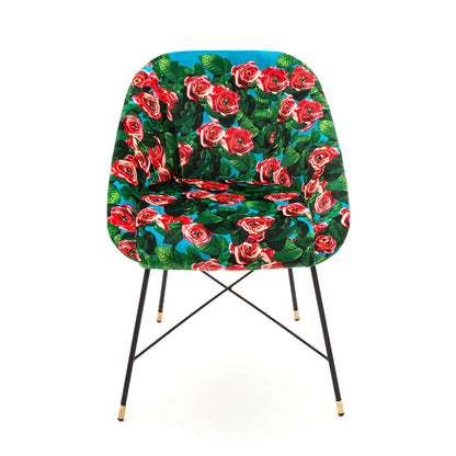 Chaise rembourrée Roses de ToiletPaper - Seletti-vue 1-The Woods Gallery