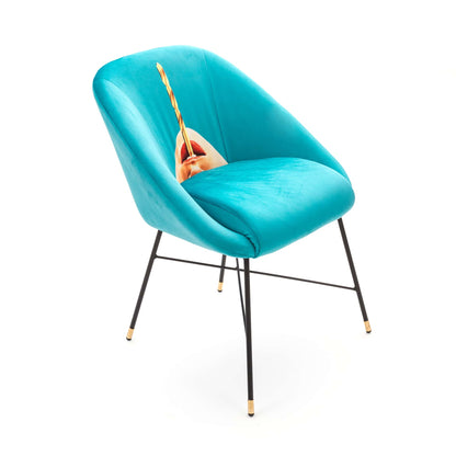 Chaise rembourrée Drill de ToiletPaper - Seletti-vue 2-The Woods Gallery