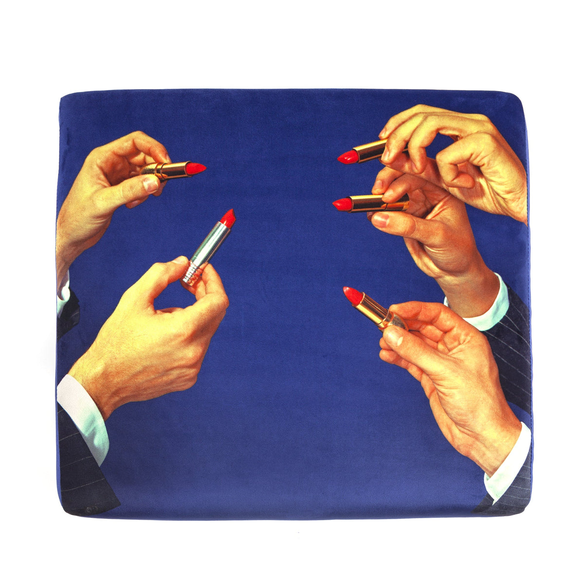 Pouf Lipsticks de ToiletPaper - Seletti-vue 2-The Woods Gallery