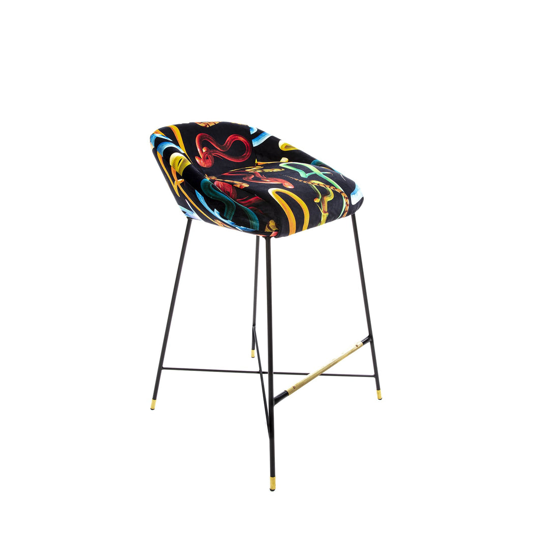 Tabouret haut Snakes de ToiletPaper - Seletti-vue 2-The Woods Gallery