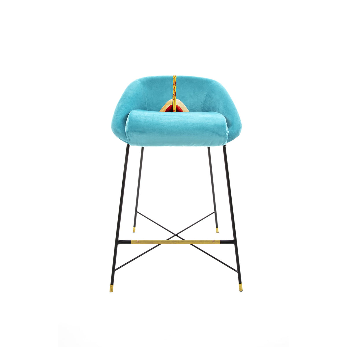 Tabouret haut Drill de ToiletPaper - Seletti-vue 1-The Woods Gallery