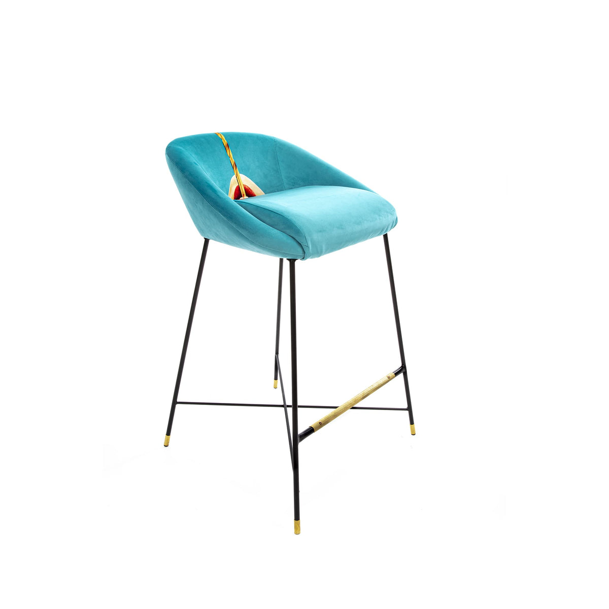 Tabouret haut Drill de ToiletPaper - Seletti-vue 2-The Woods Gallery