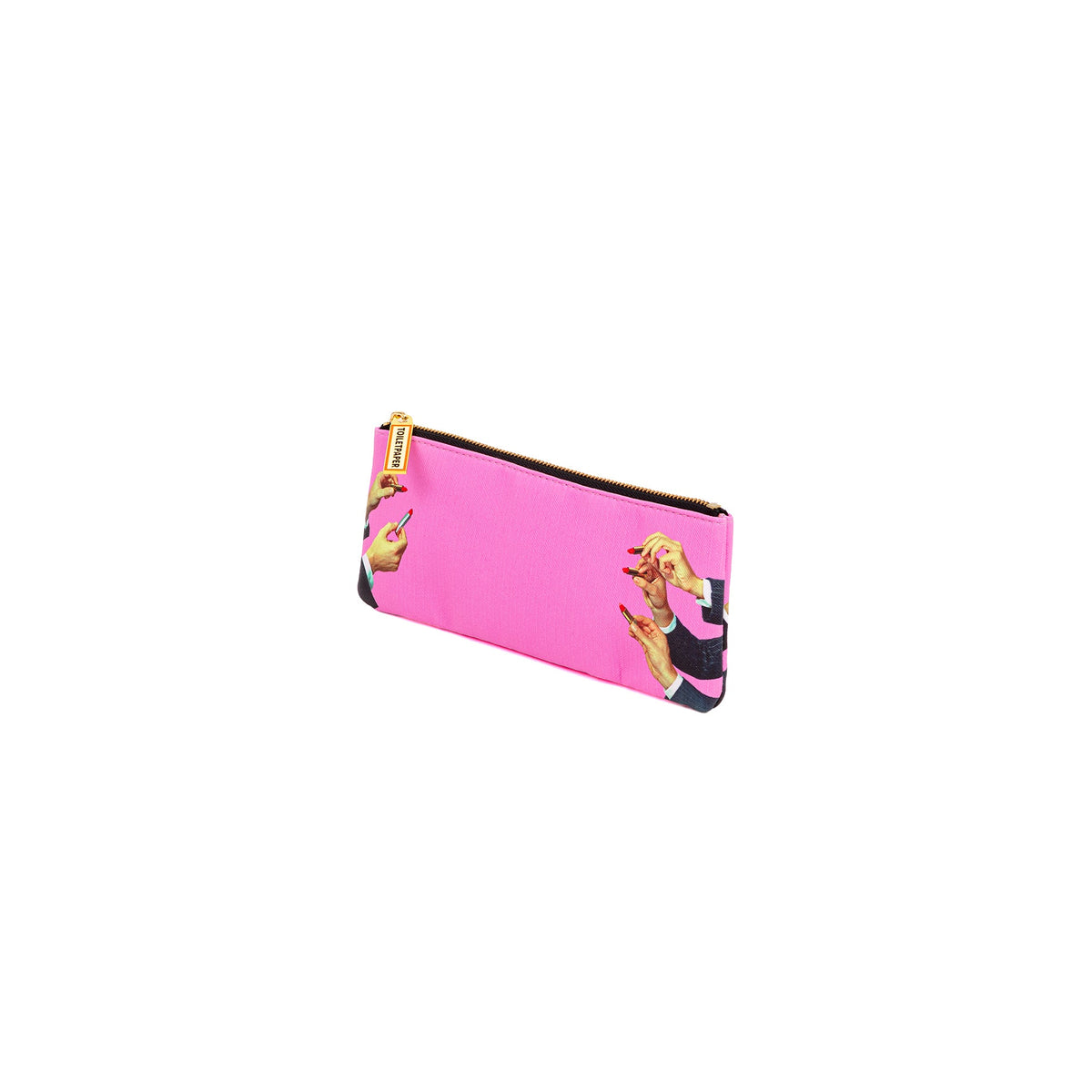 Pochette Lipsticks Pink 21x9 cm de ToiletPaper - Seletti-vue 4-The Woods Gallery