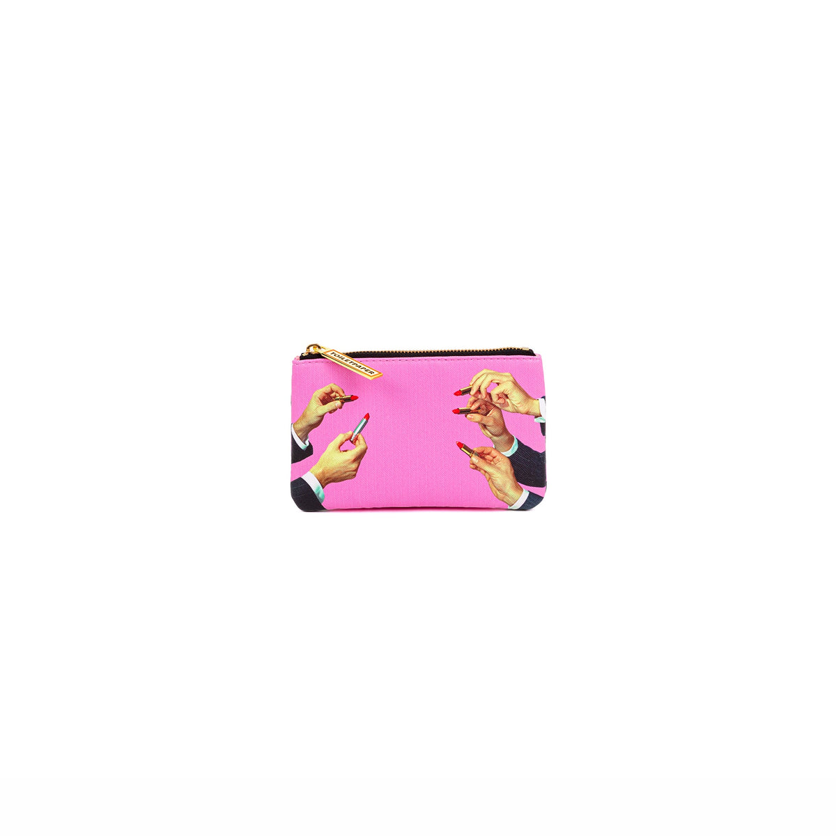 Porte-monnaie Lipsticks Pink de ToiletPaper - Seletti-vue 1-The Woods Gallery