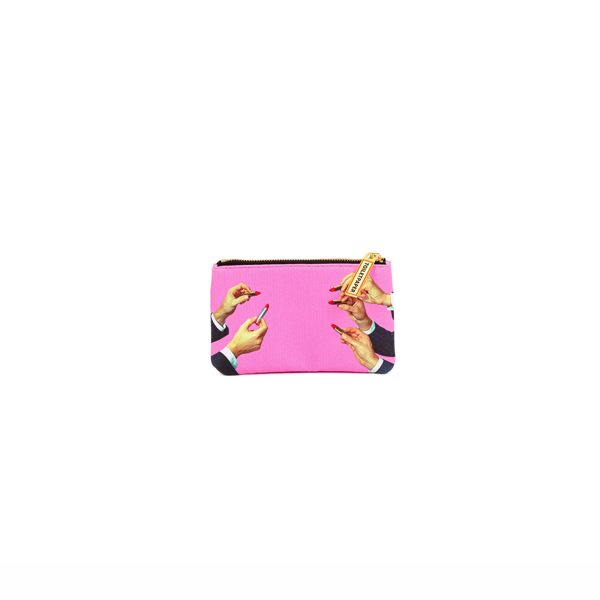 Porte-monnaie Lipsticks Pink de ToiletPaper - Seletti-vue 3-The Woods Gallery