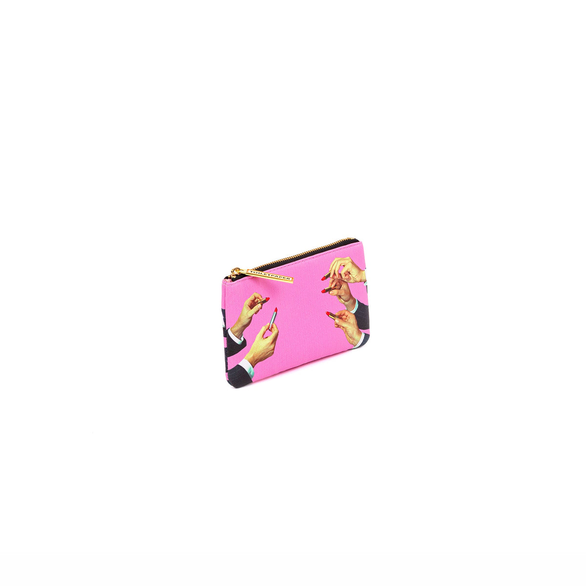 Porte-monnaie Lipsticks Pink de ToiletPaper - Seletti-vue 4-The Woods Gallery